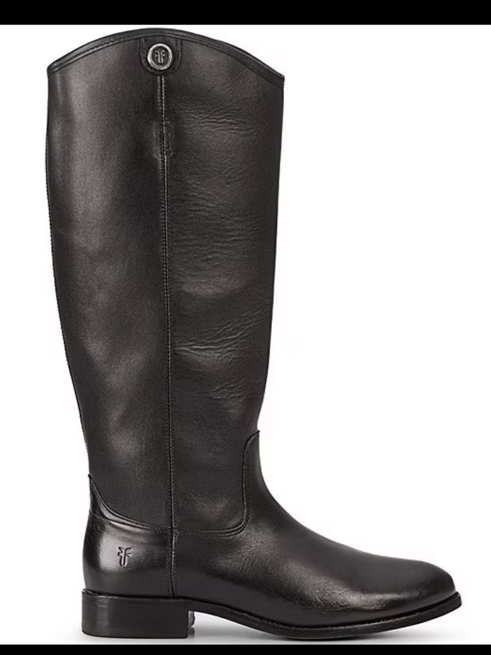 Frye Black Leather Melissa Boot